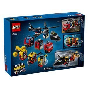 Lego City Helicopter, Fire Engine & Submarine Remix 60462